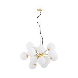 Argon 5048 - Candelabro suspenso SATELITE PLUS 15xE27/15W/230V dourado