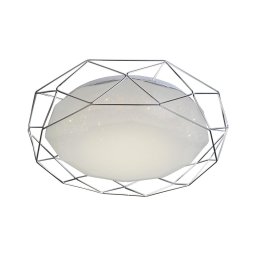 Iluminação de teto LED SVEN LED/24W/230V diâmetro 43 cm cromado brilhante