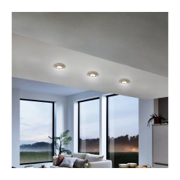 Eglo 75765 - CONJUNTO 3x Focos de encastrar LED ZUJAR LED/W/230V cromad3,4o