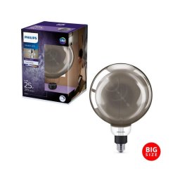 Lâmpada fosca LED SMOKY VINTAGE Philips G200 E27/6,5W/230V 4000K