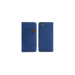 Capa Protetora Iphone 7, Iphone 8 "Flip Book Ganga" Azul Claro