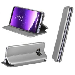 Capa Samsung Galaxy S10 Plus (Samsung G975) Flip Book Elegance Cinza