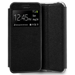 Capa ZTE Blade A31 Lite, Blade A3 (2019) Flip Book com Janela Preto