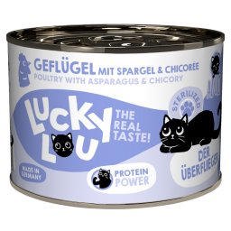 6x200g aves Sterilised Lucky Lou Alimento húmido para gatos
