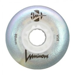 LUMINOUS WHEEL 80mm/85A White/Pearl (4-Pack)