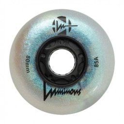 LUMINOUS WHEEL 80mm/85A Black/Pearl (4-Pack)