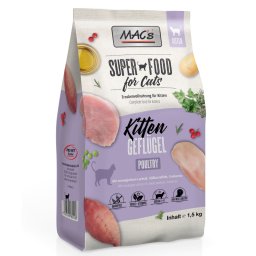1,5kg Kitten MAC's Superfood ração gatos