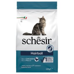 2x1,5kg frango Original Hairball Schesir ração para gatos