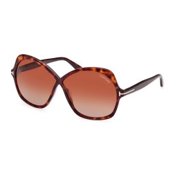 Tom Ford Eyewear Óculos de sol para mulheres FT1013 ROSEMIN 52F