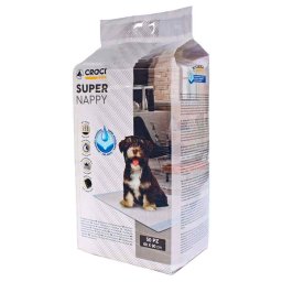 2x50uds. resguardos para cachorros Croci Super Nappy para cães C 90 x L 60 cm