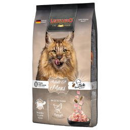 7.5kg sem cereais Adult Maxi Leonardo ração para gatos