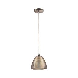 Searchlight 20031 - Candeeiro suspenso 1xE27/60W/230V diâmetro 19 cm cromado
