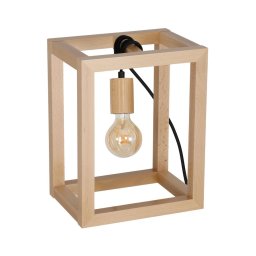 Lâmpada de mesa LEGNO 1xE27/60W/230V