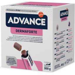 2x300g DermaForte Advance suplemento nutricional para cães