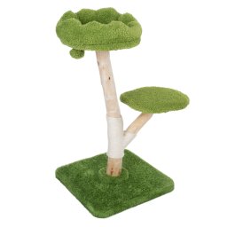 TIAKI Nature Willow Poste para arranhar para gatos, cor: verde