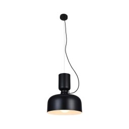 Klausen 111102 - Candelabro suspenso ABEL 2xE27/11W/230V diâmetro 28 cm preto