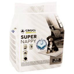 2x50uds. resguardos para cachorros Croci Super Nappy para cães C 90 x L 60 cm