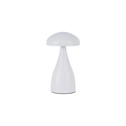 Lâmpada de mesa LED recarregável dimmável 1W 5V 3000-6000K 1800mAh branca