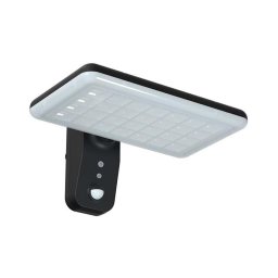 LED Luminária Solar de Parede c/ Sensor LED 15W 3,2V 4000K/6000K IP65 Preto