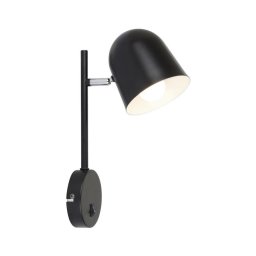 Rabalux 5242 - Iluminação de parede EGON 1xE14/40W/230V preta