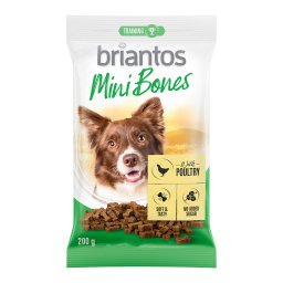 200g aves Mini Bones Briantos snacks para cães