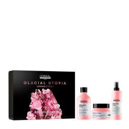 Loreal Professionnel Cuidados com o cabelo Glacial Trio 10 en 1 Vitamino Color Set Shampoo + Máscara + Spray