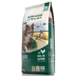 25kg Bewi Dog Basic ração para cães