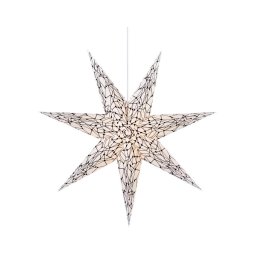 Markslöjd 704876 - Decoração de Natal KARLA 1xE14/25W/230V branco 75 cm