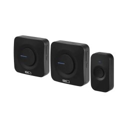 CONJUNTO 2x Campainhas sem fios alimentada a pilhas 3xAAA + 1xA23 IP56