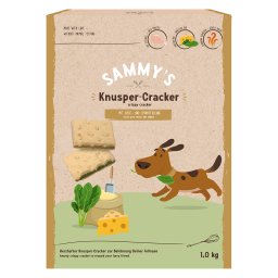 1kg Crispy Crackers Sammy's Snack para cães