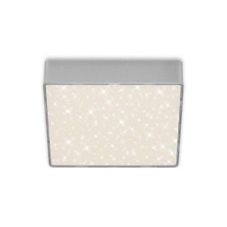 Briloner 7076-414 -Iluminação de teto LED STAR SKY LED/11W/230V 15x15 cm prateado