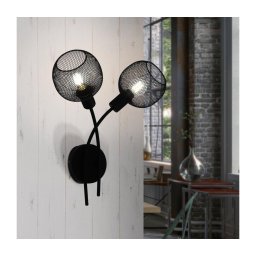 Eglo 43375 - Luz de parede WRINGTON 1 2xE14/40W/230V