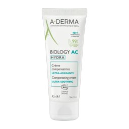 A-derma Cosméticos Faciais Biologia Ac Hydra Creme Hidratante Compensante