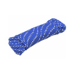 Extol Premium - Corda trançada de polipropileno 4mm x 20m azul