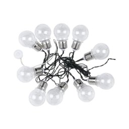 Cadeia solar LED 10xLED/1W/1,2V 1xAA 2 m IP44 3000K 300 mAh
