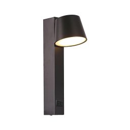 Foco de parede LED com porta USB LED/8W/230V 3000K