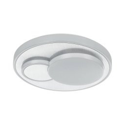 Eglo 75664 - Iluminação de teto LED LEPRESO LED/19,5W/230V diâmetro 38,5cm cromado mate