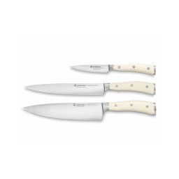 Wüsthof - Conjunto de facas de cozinha CLASSIC IKON 3 pcs creme