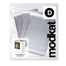 Modkat XL entrada frontal sacos caixas areia gatos 3uds.