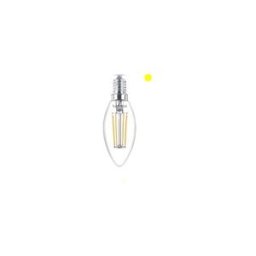 Philips Lâmpada LED E14 Filamento Vela Luz quente 4,3W