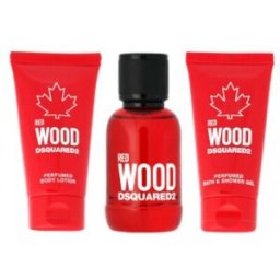 Dsquared2 Red Wood EDT 50ml Coffet 3 Peças
