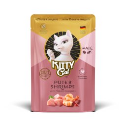 24x85g Cat Paté peru camarões KITTY comida húmida para gatos