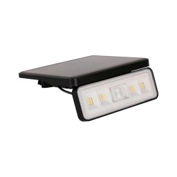 Refletor solar LED 8W com sensor, 3,7V 2000mAh, IP54, preto