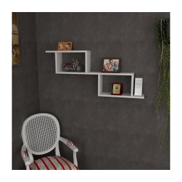 Prateleira de parede SELENE 45x101,4 cm branco