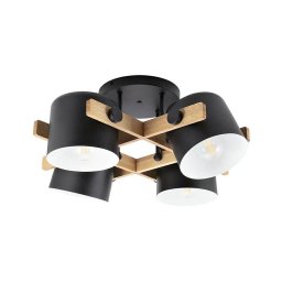 Redo 01-2401 - Candelabro montado à superfície POOH 4xE27/42W/230V faia