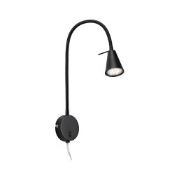Briloner 2082-015 - Aplique de parede LED COMFORT LIGHT 1xGU10/5W/230V preto