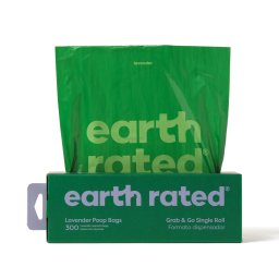 Earth Rated 300 sacos higiénicos lavanda para cães