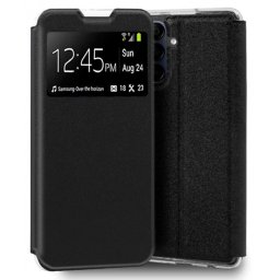 Capa Samsung Galaxy A15 4G/5G FLIP BOOK com Janela Preto