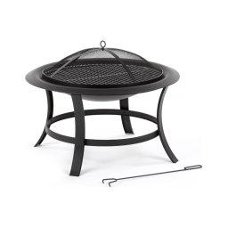 Fieldmann - Anel de fogueira portátil com grelha d. 74 cm