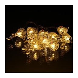 Retlux - Guirlanda LED 10xLED/2xAA/branco quente 1,65m bonecos de neve